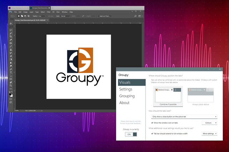 窗口切換工具 Stardock Groupy