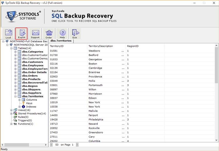 SysTools SQL Backup Recovery