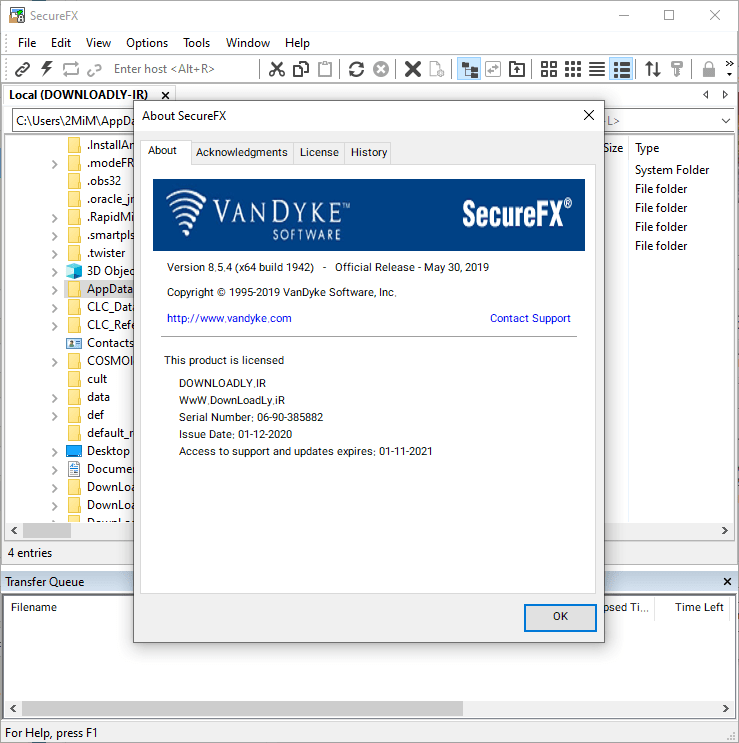 SecureFX-screen