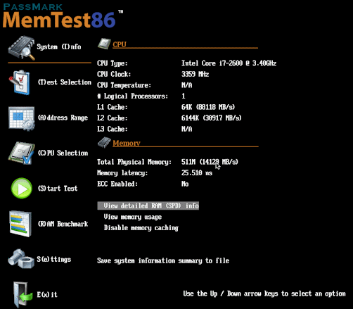 PassMark MemTest86圖片