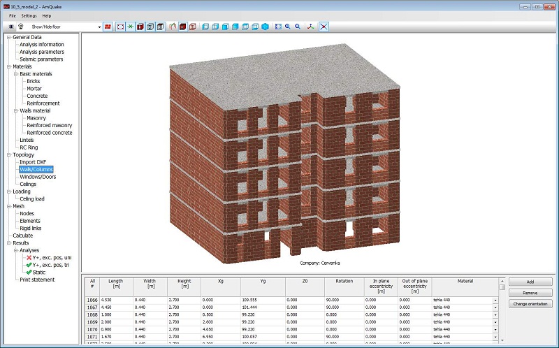 ATENA Masonry EarthQuake圖片