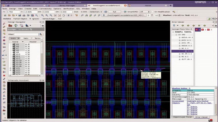 電路仿真器 Synopsys HSPICE界面